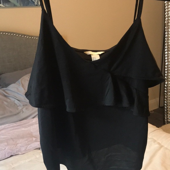 Simple black tank. - Picture 2 of 3